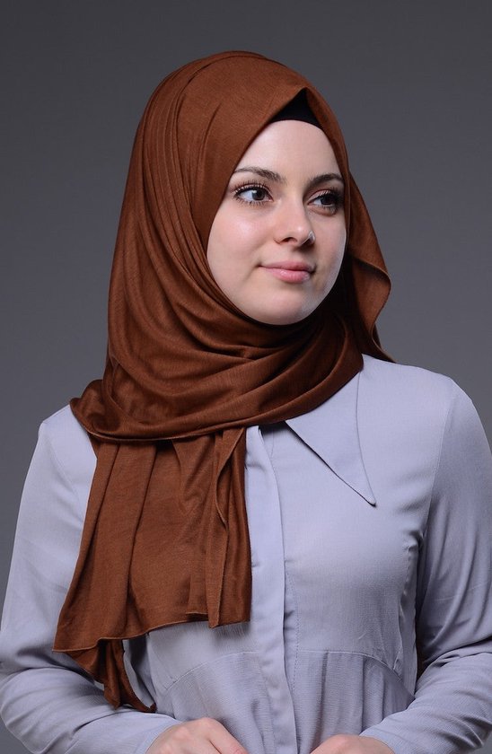 Jersey Sjaal Hijab | Bruin