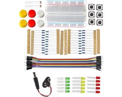Elektronica Starter Kit voor Arduino - breadboard, jumper wires, LEDs, weerstanden