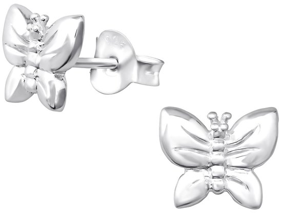 NKlaus orecchini a perno singoli in oro vero 333 8 carati 5,5mm zirconi da donna uomo 0,81g 3753
