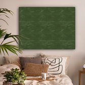 Canvas Schilderij Inductie beschermer - Leer - Groen - Dieren - 120x90 cm - Wanddecoratie
