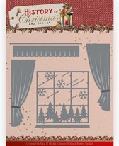 Dies - Amy Design - History of Christmas - Window with Curtains