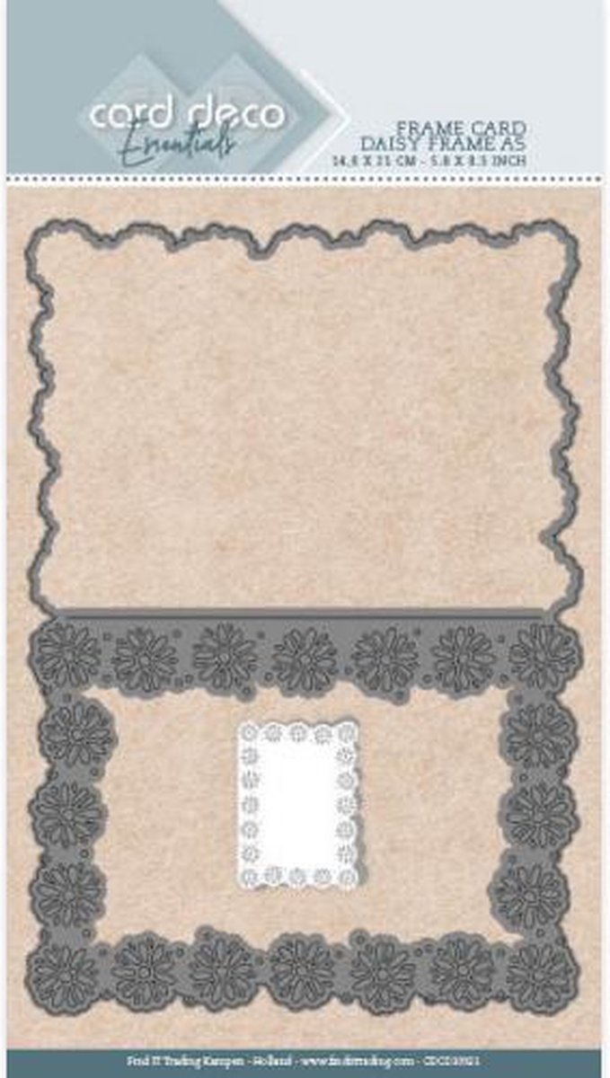 Card Deco Essentials Frame Dies - Daisy Frame A5
