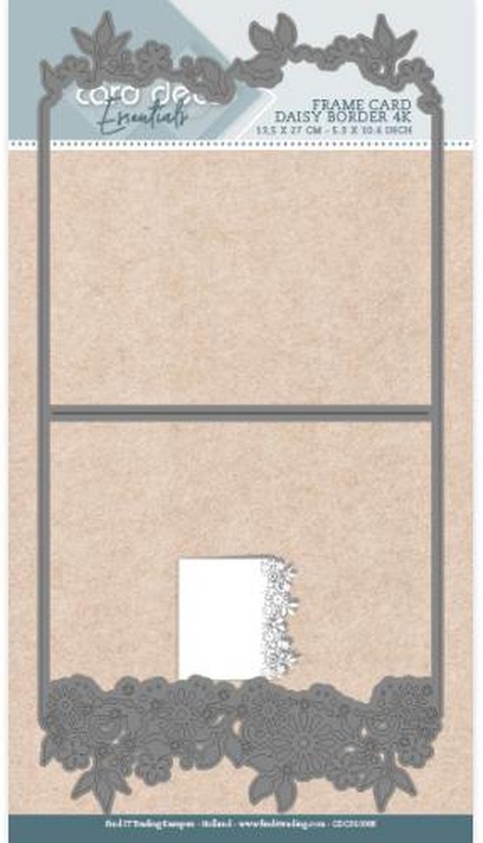 Card Deco Essentials Frame Dies - Daisy Border 4K