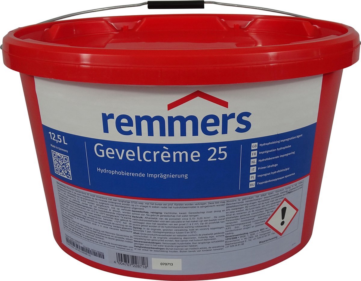 Remmers Gevelcreme 25 - 12.5 Liter ( Façade Cream 25)