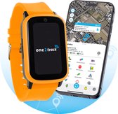 One2track Connect UP oranje- De allerleukste, stoerste & beste GPS horloge kind - Smartwatch kinderen (video)bellen & gebeld worden - GPS tracker kind met nauwkeurige locatiebepaling - SOS functie - Smartwatch kids met simkaart