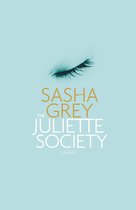 Boekhoes met een gesloten oog en de titel 'The Juliette Society' van Sasha Grey.