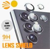 Protecteur lens d'appareil photo MG adapté au Samsung Galaxy S23 Ultra - Or