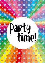 Puk Art© | Invitation children's party in Englisch | invitation cards | birthday invitation | party invitation | children's party | party time | fill-in-the-blank cards | 20 pieces