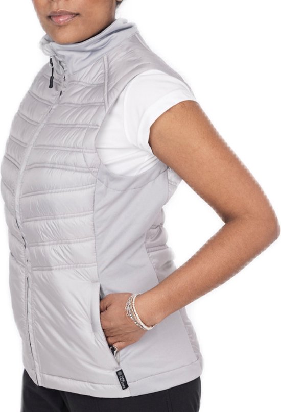 Func Factory dames Hybride Bodywarmer Shelly zilvergrijs 38 van Func Factory — afbeelding 2