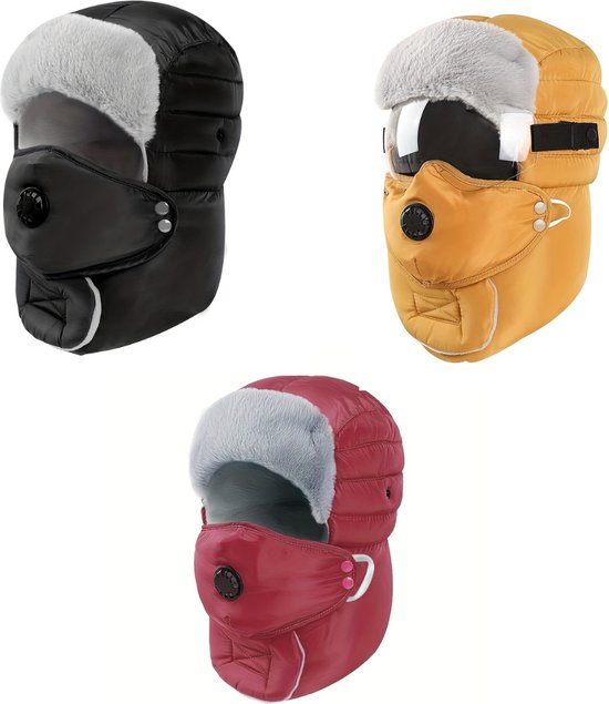 ROCKBROS Masque de ski Thermo Fleece Balaclava Bonnet d'hiver