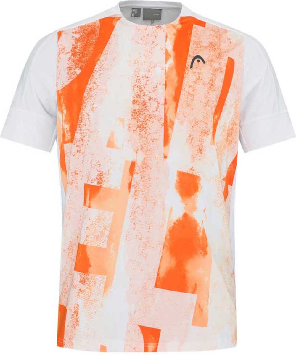 Head Racket Padel Tech T-shirt Met Korte Mouwen Oranje L Man