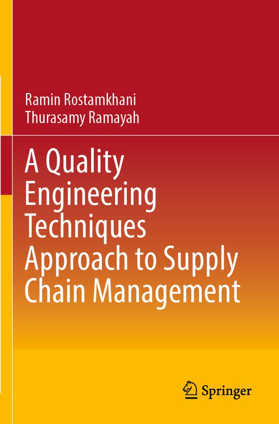 A Quality Engineering Techniques Approach to Supply Chain Ma ... - cover