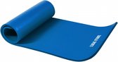 Bol.com Gorilla Sports Yogamat Deluxe Royal Blue 190 x 100 x 15 cm - Yoga Mat aanbieding