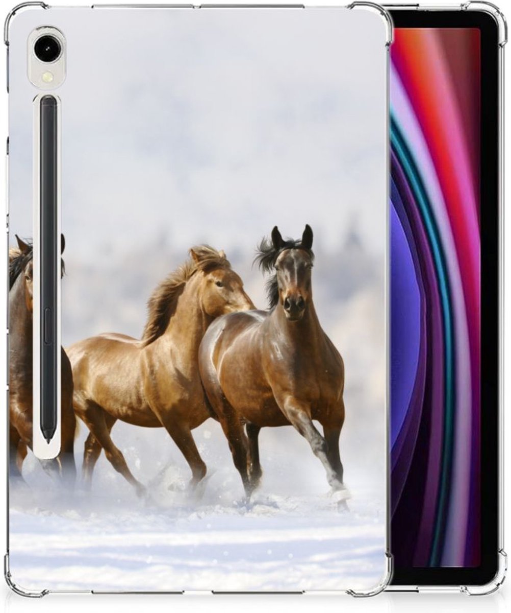 Samsung Galaxy Tab S9 Back Case Paarden