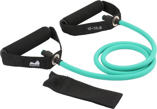 2 stuks fitnessband met lussen, gymnastiekband, trainingsband, elastische band, fitness, yoga, stretch riem met 8 lussen, wasbaar, gemakkelijk te dragen en zeer elastische gymnastiekband