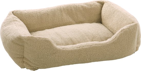 Flamingo - Flamingo Mieke - Mand Honden - Mand Mieke Rechthoekig + Rits Beige 65x45x18cm - 1st - 137202 - 1st - 1pce