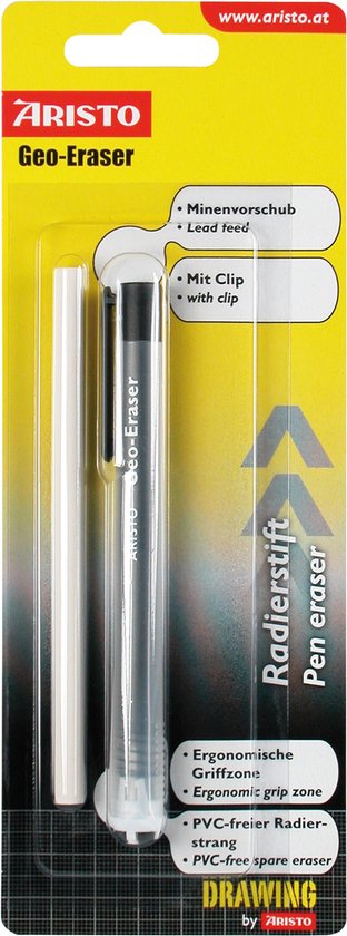 Aristo gumstift - Geo Eraser - zwart - AR-87190 - Aristo