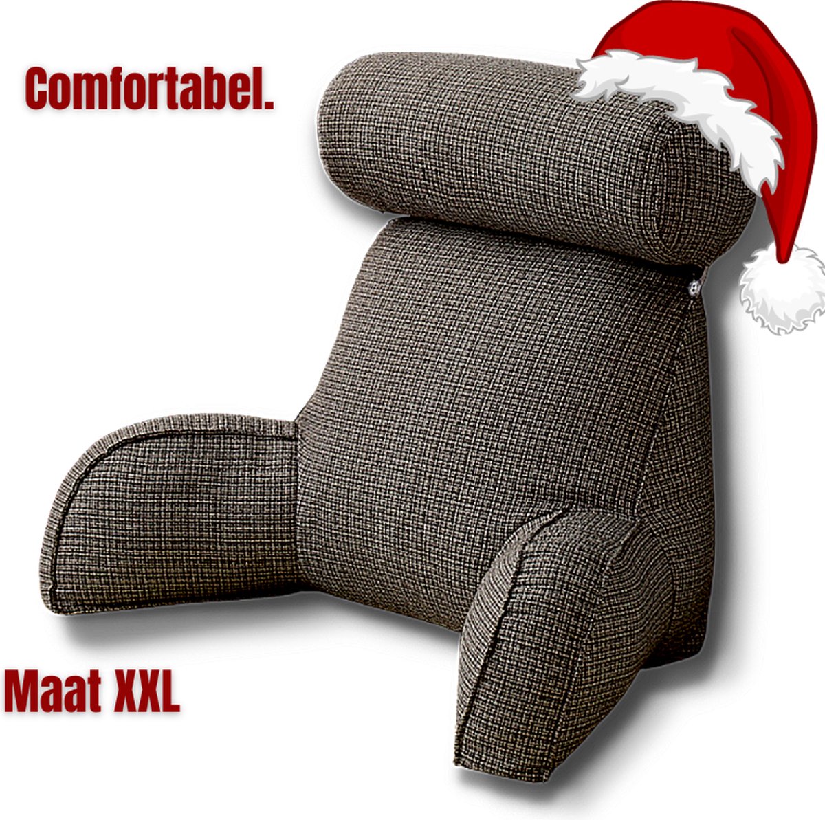 Ergonomisch Leeskussen Met Armsteunen – Extra Groot Traagschuim Rugkussen Voor Bed