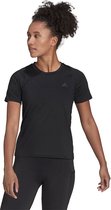 adidas Fast Running Shirt Dames - sportshirts - zwart - Vrouwen