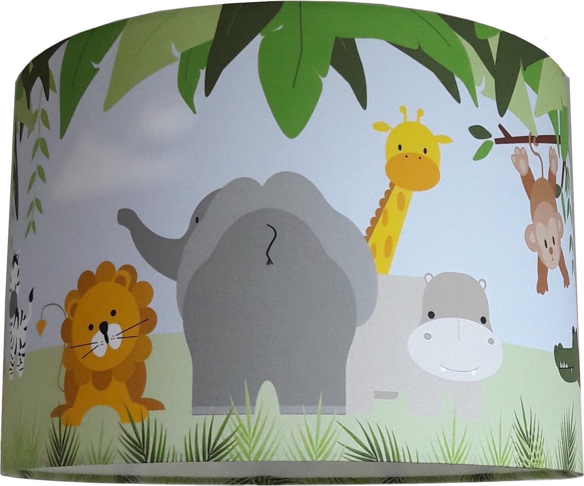 Designed4Kids - Kinderhanglampen - jungle lamp - hanglamp kinderkamer-lamp babykamer-kinderhanglamp-babylamp- safari - jungle