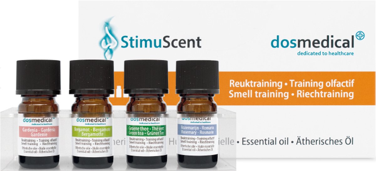 Goedkoopste Reuktraining set 3 - DOS Medical - Geurtraining set bij reukverlies en reukstoonissen