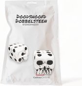 Doodshoofd Dobbelsteen - Doodskop Dobbelsteen - Skull Dobbelsteen - 2 stuks - CadeauOnline