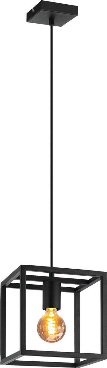 Eglo Hanglamp Blackcrown Zwart E27