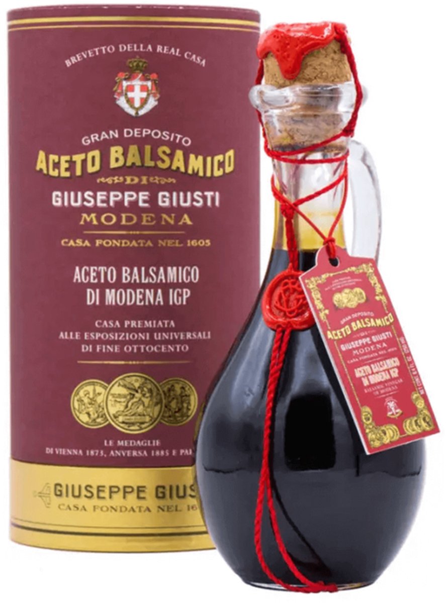 Giuseppe Giusti Balsamico Azijn 250ml – 3 Gouden Medailles – Riccardo Giusti IGP