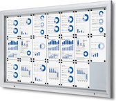 Vergrendelbaar Notitiebord Outdoor SCT met Gasveer 21 X A4 - Syna SCT21XA4PH - Horeca & Professioneel