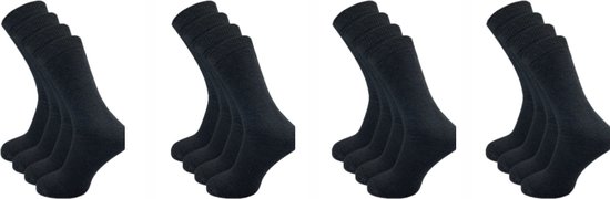 sokken heren maat 43-46 zwart warme sokken 12paar