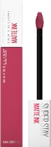 Maybelline New York - SuperStay Matte Ink Lipstick - 155 Savant - Roze - Matte, Langhoudende Lippenstift - 5 ml
