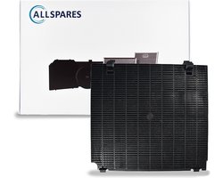 AllSpares Koolstoffilter voor afzuigkappen geschikt voor o.a. Whirlpool C00392542 / 480122101207 / Pelgrim KF60 en ATAG KF65 / 88016162 (265x240x15mm)