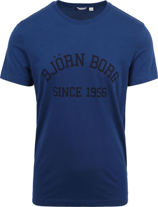 Bjorn Borg - T-Shirt Essentiel Bleu Cobalt - Homme - Taille XL - Coupe Regular