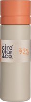 Flacon Circulaire - 600 ml - Crème/ Oranje Crème/ Oranje