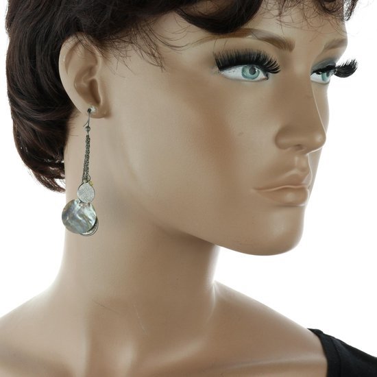 Leonardo Jewels Creole Bravo, 023573, 1 paar klapcreolen van roestvrij staal, zilverkleurig, 3,2 cm diameter, puristische basic-look sieraden dames, Eine Grösse, Roestvrij staal, Geen edelsteen