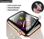 Togadget® - screen protector full cover - Tempered 3D protector - bescherming van jou Apple Watch - geschikt voor Apple Watch - serie 1- serie 2- serie 3 screen protector full cover - 38mm