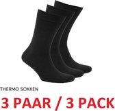 Q-Tex Thermosokken voor heren - Herensokken - Wintersokken - Werksokken - Thermo - Zwart - Maat 43-46