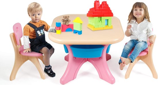 roba Kinderzitgroep 3-in-1 - omkeerbare kruk & tot tafel omvormbare