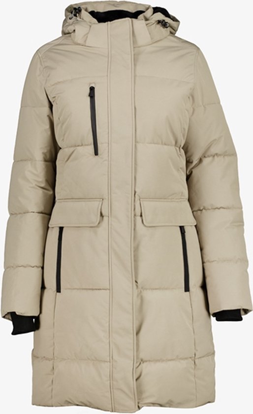 Kjelvik gewatteerde dames outdoor jas beige