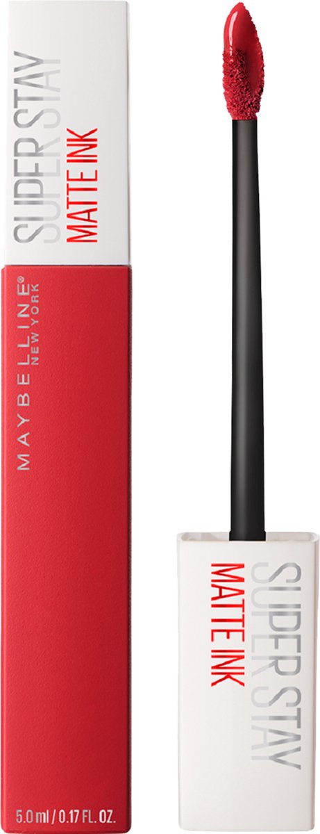 Maybelline New York - SuperStay Matte Ink Lipstick - 20 Pioneer - Rood - Matte, Langhoudende Lippenstift - 5 ml - Maybelline