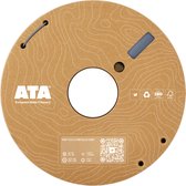 ATA® PLA 2.0 Gris métallique - Filament Printer 3D PLA - 1,75 mm - Bobine de 1 KG PLA - Informations sur la cohérence du diamètre (DCI) - Filament de fabrication européenne