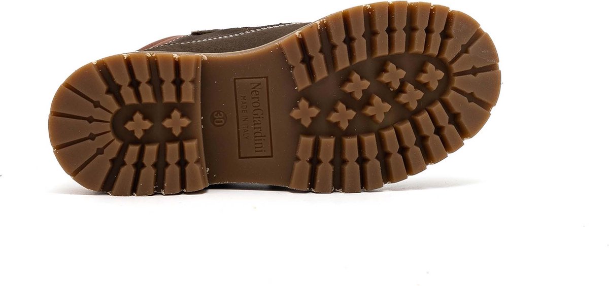 Sneakers Nerogiardini Longbeach Bos Levanto Leer Teak Tr - Fashion Wear - Kinderen