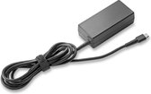HP 45 Watt AC-adapter Met USB-C Netvoeding - Zwart