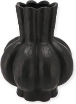 Daan Kromhout - Vaas - Garlic - Zwart - Groot - Keramiek - 21x25cm