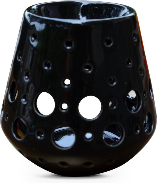 Zen' Arome - Wax melts / essentiële oliën brander - zwart - wax burner