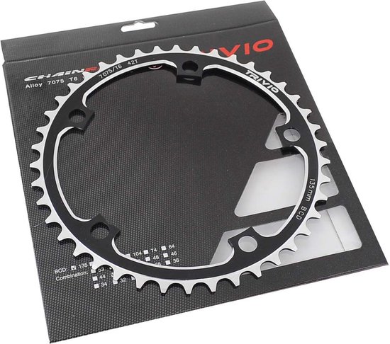 Corona Interna Stronglight Dural 5083 42T Shimano Fit 9/10v - 130 Mm Per Bici Da Strada