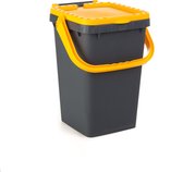 Ecoplus 25 liter afvalemmer geel - afvalscheidingsbak - sorteerbak - afvalbak