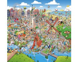 Cartoon plafondplaat - Poster - Roland Hols - 222 Spreekwoorden en Gezegden - 60 x 60 cm - Forex 5 mm dik - Tandarts - Orthodontist -Mondhygiënist - Fysiotherapeut - Schoonheidsspecialist - Ziekenhuis - Huisarts - voor boven de behandelstoel