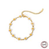 Soraro Bloemen Armband | 18K Goldplated | Flower | Soraro Dames Armband | Elegante Armband | Dames Armband | Vrouwen Sieraden