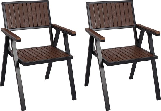Casaria Polyrattan Tuinset 3 delig Opvouwbaar Ruimtebesparend 2